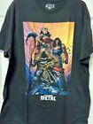 DC Comics Trio Metal T-Shirt Men XL NEW /w TAGS Superman Batman Wonder Woman