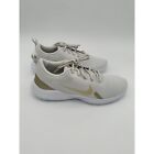 New Nike Women's Stroke Running Shoe, Platinum Tint Gold Star White, 9.5 A114
