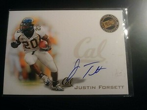 2008 Press Pass, Signings Bronze ,#PPS-JF2 Justin Forsett Auto Rookie Autograph