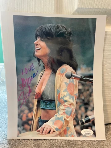 Grace Slick signed JSA COA 8x10 Jefferson Airplane Woodstock  psa bas Cover