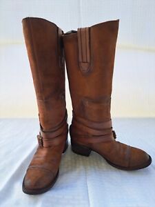 Freebird by Steven Dakota (DKOTA) Boots Brown Size 7 Distressed Leather