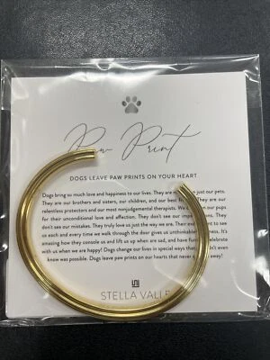 STELLA VALLE PAW 印花手链。 镀金。 — 第 1/2 张图片