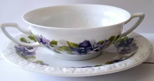 Rosenthal Classic Rose Maria "Stiefmütterchen" Suppentasse + Teller(2er Set) - Bild 1 von 13
