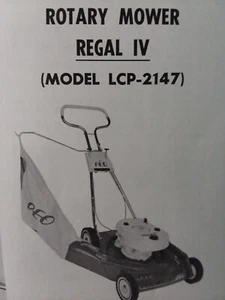 REO Wheel Horse Walk-Behind tosaerba rotativo manuale proprietario e ricambi LCP-2147 REGAL - Foto 1 di 2