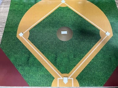 Set of HO Scale Baseball Bases and Pitcher's Mound - Model Train Layouts Diorama - Image 1 of 4