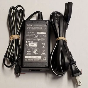 GENUINE  AC-L25A SONY ADAPTER CHARGER FOR SONY HANDYCAMS  B3.11 - Picture 1 of 5
