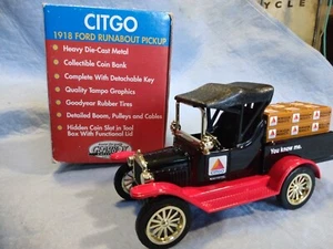 GEARBOX 1918 FORD CITGO PICKUP COIN BANK - Picture 1 of 3