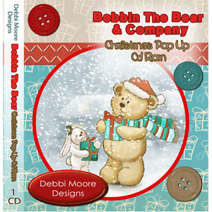 Debbi Moore Designs Bobbin The Bear Christmas Pop UP CD Rom (293893)