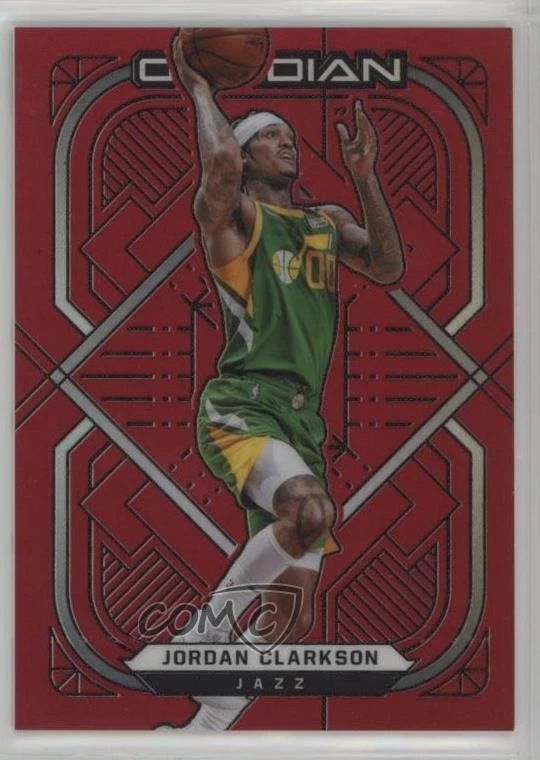 2020-21 Panini Obsidian Electric Etch Red Flood Jordan Clarkson #51 - Image 1 of 2