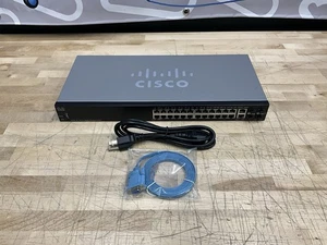 Cisco SG350-28 / 28-Port Gigabit Managed Layer 3 Netzwerk Switch SG350-28-K9 V02 - Bild 1 von 11