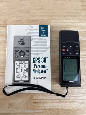 GARMIN GPS 38 Handheld Personal Navigator With Manual Booklet Bundle - Image 1 of 4