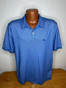 Herren Tommy Bahama Relax S/S Polo/Golf Shirt Große L Pima Baumwolle | Blau - Bild 1 von 6
