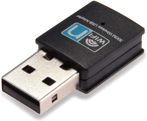 300Mbps USB WiFi Adapter, LOTEKOO Wireless LAN Network Card Mini Size  - Afbeelding 1 van 7