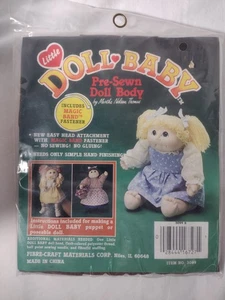 Neu aus altem Lagerbestand Little Doll Baby vorgenähter Puppenkörper heller Hautton #3099 Neu Vintage  - Bild 1 von 2