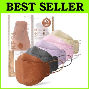 Pack of 50 KF94 Masks - Made in Korea - Individually Wrapped - Picture 1 of 9