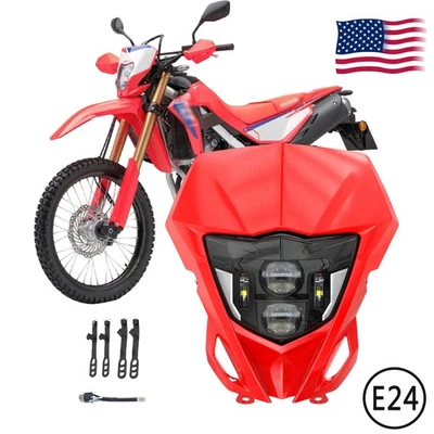 Faro LED para Honda CRF125F CRF150F CRF230F CRF250F CRF250R CRF450R CRF450F Foto 1 de 4