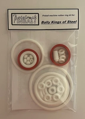 1984 Bally / Midway Kings of Steel Pinball Machine Rubber Ring Kit - Image 1 of 3