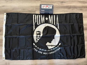 NEU IM KARTON unbenutzt Annin Nyl-Glo MIA-POW 3' x 5' You Are Not Forgotten Flagge - Bild 1 von 3