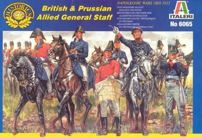 ITALERI 6065 BRITISH & PRUSSIAN ALLIED GENERAL STAFF NAPOLEONIC WARS 1/72 SCALE - Image 1 of 4
