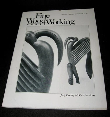 Vintage Fine WoodWorking Magazine January February 1984 No 44 Judy Kensley McKie - Image 1 of 4