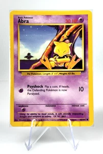 Vintage 1999 Pokemon Abra 43/102 Base Set Card - Picture 1 of 8