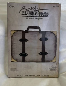 Sizzix Bigz Die Tim Holtz Alteraciones Vintage Vaslise #657219 Retirado - Imagen 1 de 6