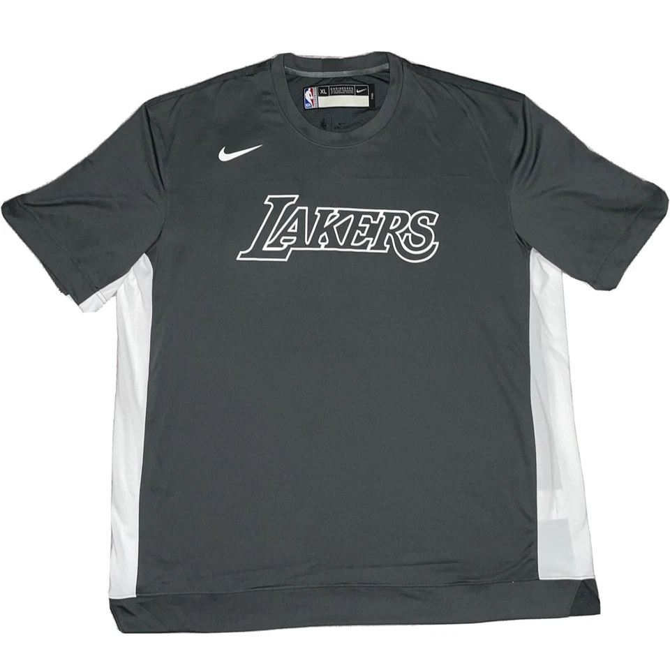 Nike Los Angeles Lakers NBA Team Issue Shooting Shirt Men’s Sz XXLT AV0935-060