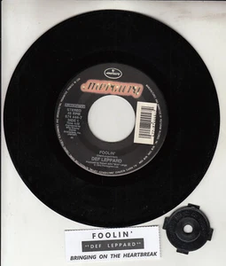 DEF LEPPARD Foolin' & Bringing On The Heartbreak 7" 45 rpm record NEW RARE! - Picture 1 of 1