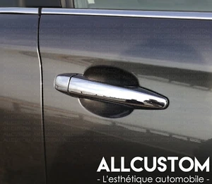 CACHES CHROME COQUES COQUILLES POIGNEES PORTES PORTIERE pour CITROEN DS4 2011-15 - Picture 1 of 3