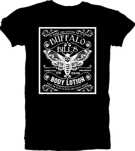  Camiseta Buffalo Bill's Lotion Para Hombre Hecha a Mano Divertida Regalo Polilla Mariposa   - Imagen 1 de 5
