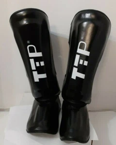 MMA SHIN INSTEP PAD KICK BOXING PROTECTOR PROTECTOR PIERNA EQUIPO DE PROTECCIÓN TALLA S - Imagen 1 de 7