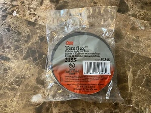 3M(TM) Temflex(TM) Rubber Splicing Tape 2155 - 3/4x22FT - Picture 1 of 7