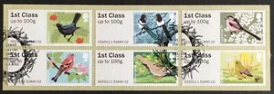 2011 Post and Go FS11 Birds of Britain 2nd Series Garden Birds 6 Designs CTO FDI - Picture 1 of 1