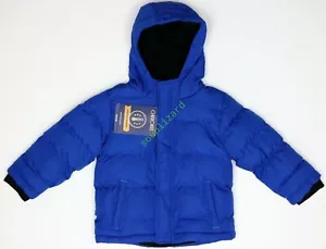 New Boy Infant Blue Puffer Jacket Winter Coat Kids Size NWT Size 12M - Picture 1 of 2