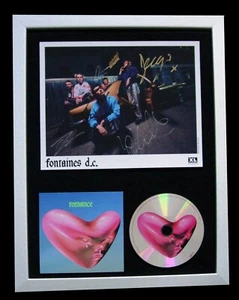 FONTAINES D.C.+FIRMADO+ENMARCADO+ROMANCE+PRUEBA=100% AUTÉNTICO+EXPRESS+ENVÍO GLOBAL - Imagen 1 de 9