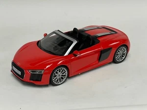 1/18 Kyosho Audi R8 V10 Spyder Edición Dealer En Rojo Dinamita NC1031 - Imagen 1 de 7