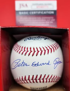 Pete Rose Autographed HOF Baseball FULL NAME JSA COA - Picture 1 of 1