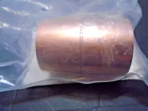 COUPLING 1-1/4" x 1-1/4" Copper Coupling with Stop CxC - Picture 1 of 2