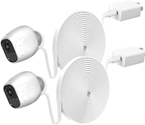 Power Cable, 2-Pack 3M/10Ft Power Extension Charging Cable and Charger Adapter f - Picture 1 of 12