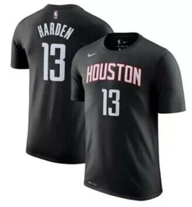 T-shirt 2019-2020 Nike Houston Rockets James Harden giocatore nome e numero Dri-FIT - Foto 1 di 6
