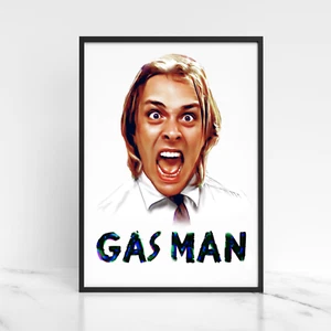 Bottom Quote Poster, Gas Man, A4 Print, Rik Mayall, High Quality Wall Art - Picture 1 of 10