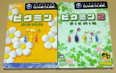 Pikmin 1 & 2 set Nintendo Gamecube GC w/Box & Manual Japanese Game Tested Japan - Image 1 of 4