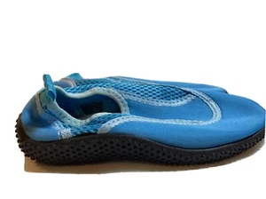 Wave Runner Jugend Gr. 12 Wasserschuhe blau Aqua Socken Jungen Mädchen Poolschuhe - Bild 1 von 7
