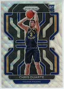 Chris Duarte RC 2021-22 Panini Prizm Silver Wave Indiana Pacers #315 - Picture 1 of 3