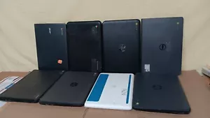 Lot of 8 Laptop Chromebooks Dell Chromebook 11, HP G5 HP G6 Lenovo N21 Acer C720 - Picture 1 of 24