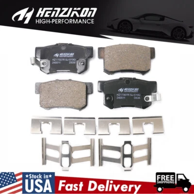 For Acura CL Legend RDX RL TL Honda CR-V Element Odyssey Rear Ceramic Brake Pad. - Image 1 of 4