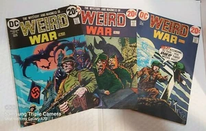 VINTAGE WEIRD WAR lot OF 3 tales " NO 11,12,13 " 30717 GOOD CONDITION . - Picture 1 of 12