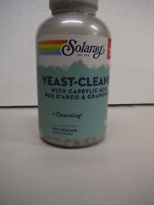 360 Solaray Yeast Cleanse Veg Caps JUMBO SIZE  11/2026