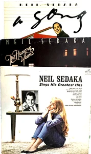Neil Sedaka Collection 3 Albums HIS GREATEST HITS ~ THE HUNGER YEARS ~ A SONG - Picture 1 of 7