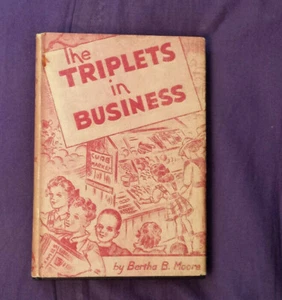 The Triplets in Business by Betha B. Moore 1942 hardcover - Bild 1 von 5